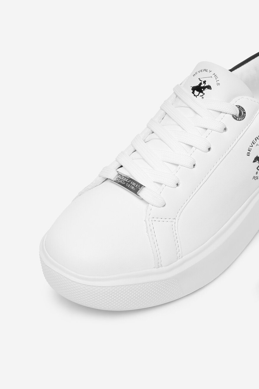 Sneakerși Beverly Hills Polo Club ALB - 5906751273104