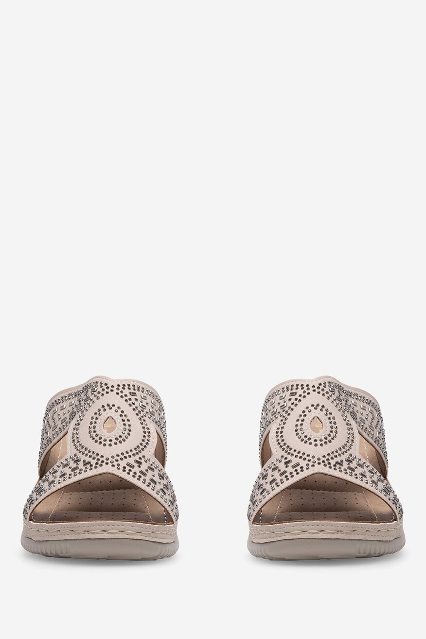 
                Шльопанець Clara Barson БЕЖЕВИЙ - 5905588593287