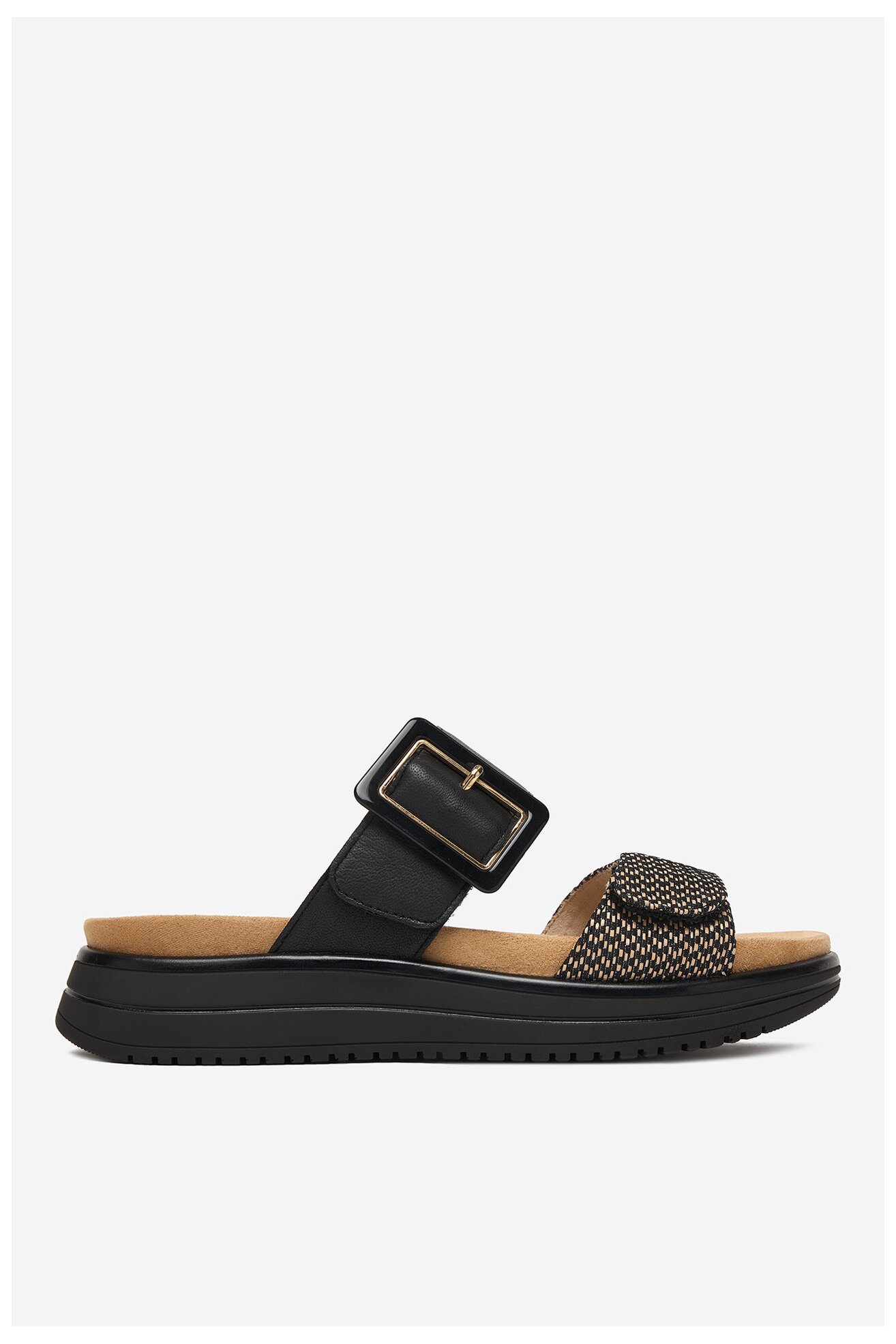 Klapki Remonte CEO-D1J61-03 Czarny