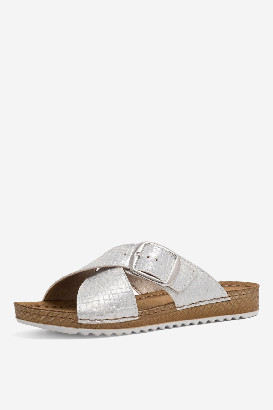 Inblu - Klapki srebrne - 5904862841601