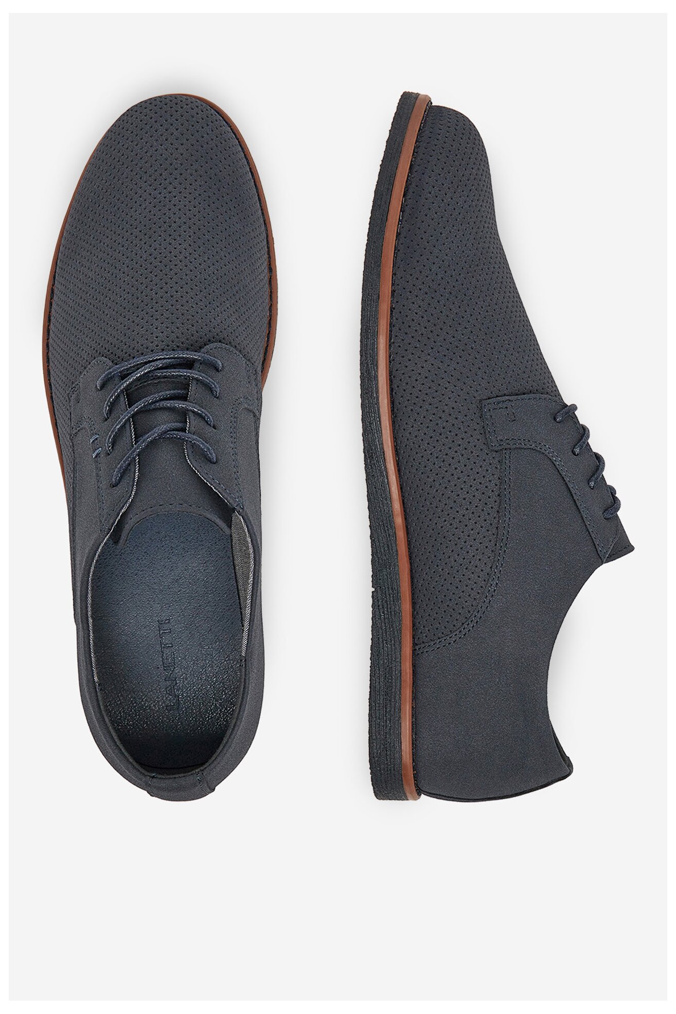 Pantofi casual Lanetti MYL8486-9 BLEUMARIN