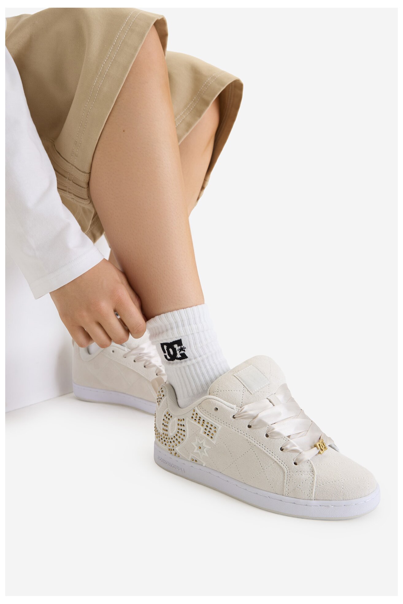 Кросівки спортивні DC Shoes EO-COURT GRAFFIK SE DC01666102 БЕЖЕВИЙ