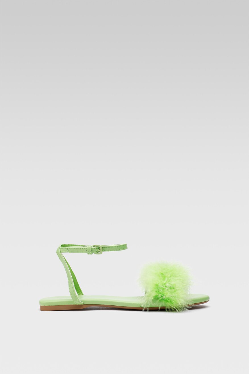 
                Jenny Fairy - Sandały z aplikacją zielone - 5904248835309