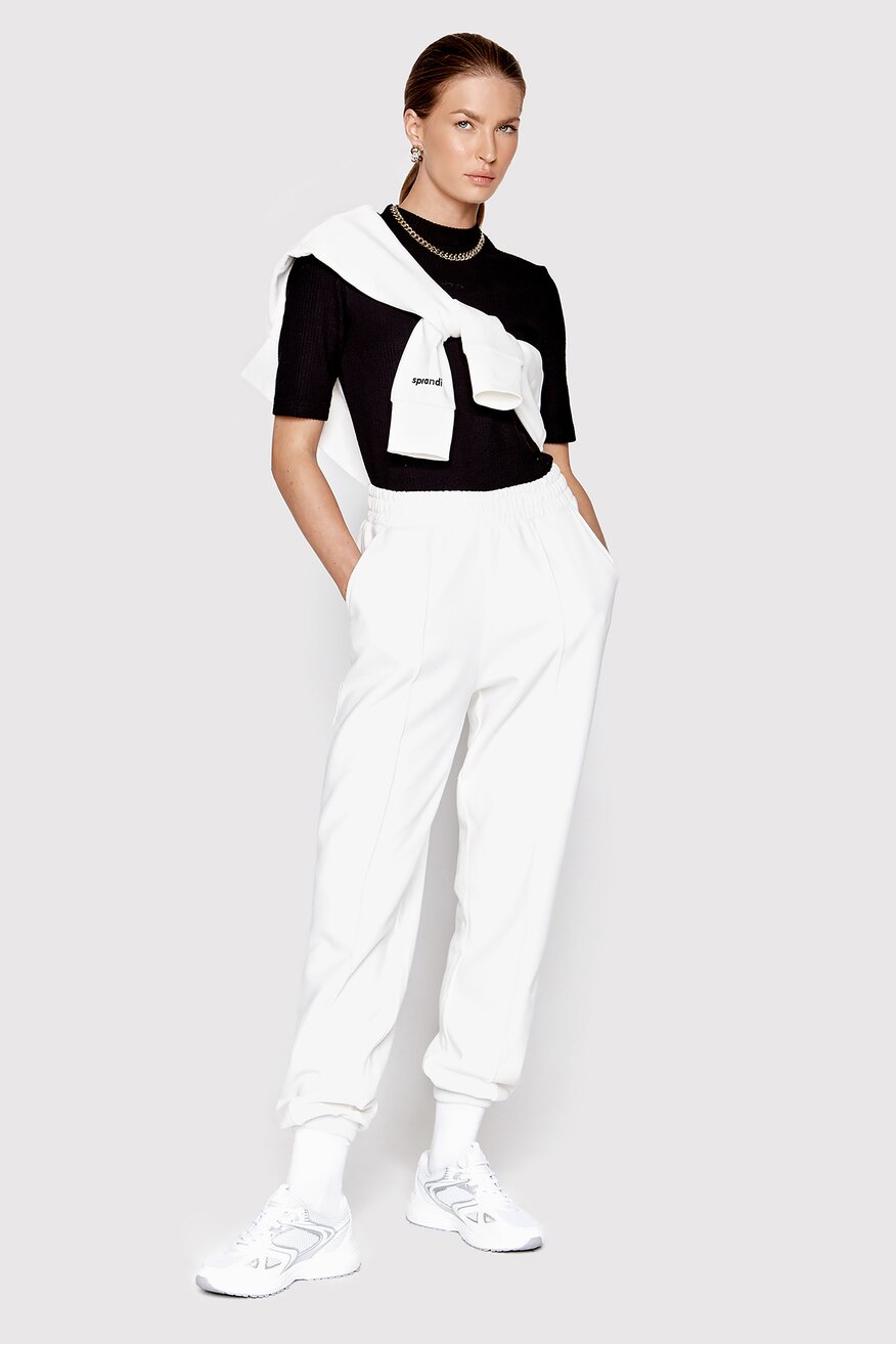 
                Sprandi - Spodnie dresowe białe - 2230028549801