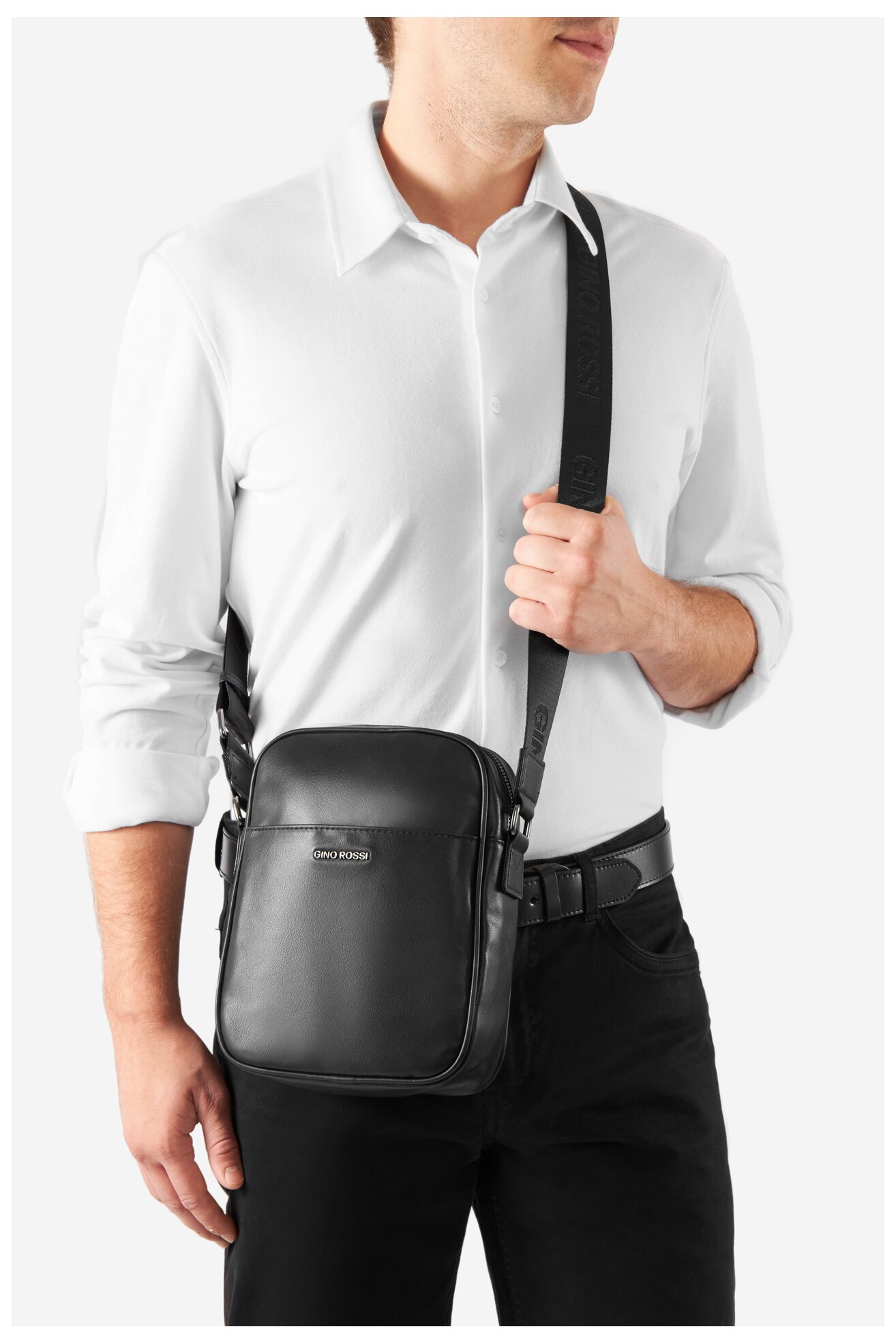 Torba męska Gino Rossi GIN-B-004-CCC-06 Czarny