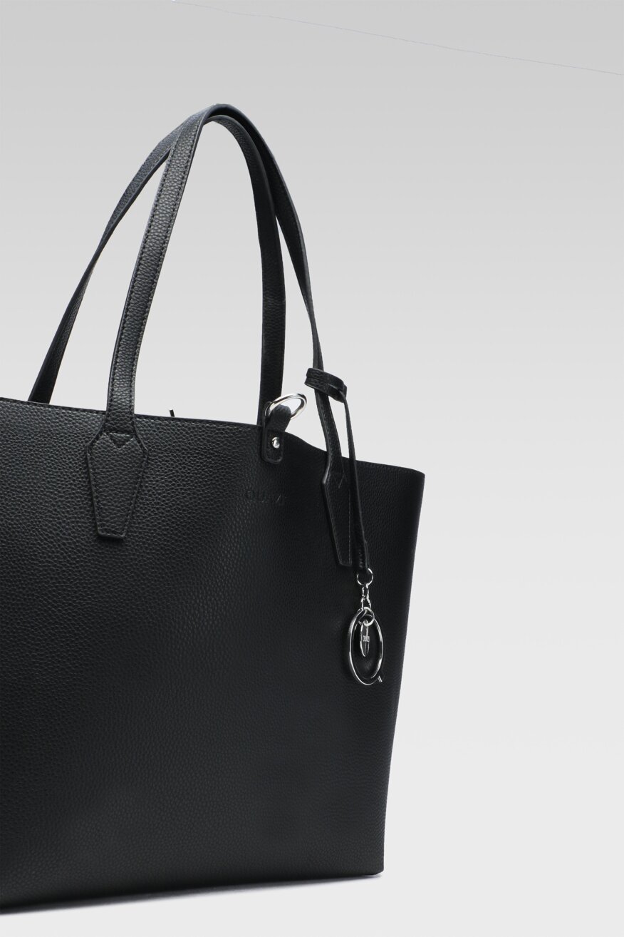 
                Quazi - Torebka z aplikacją czarna - 5903698663517