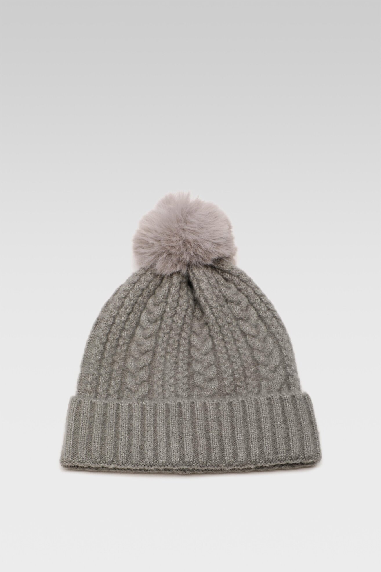 Czapka damska ACCCESSORIES 1W3-021-AW22 Szary