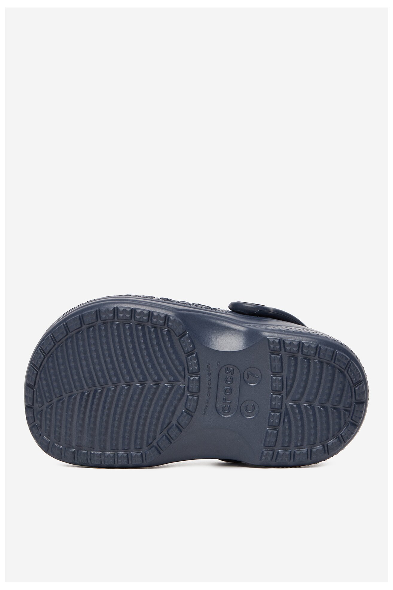 Klapki basenowe Crocs C-BAYA LINED CLOG T 207501-463 Granatowy