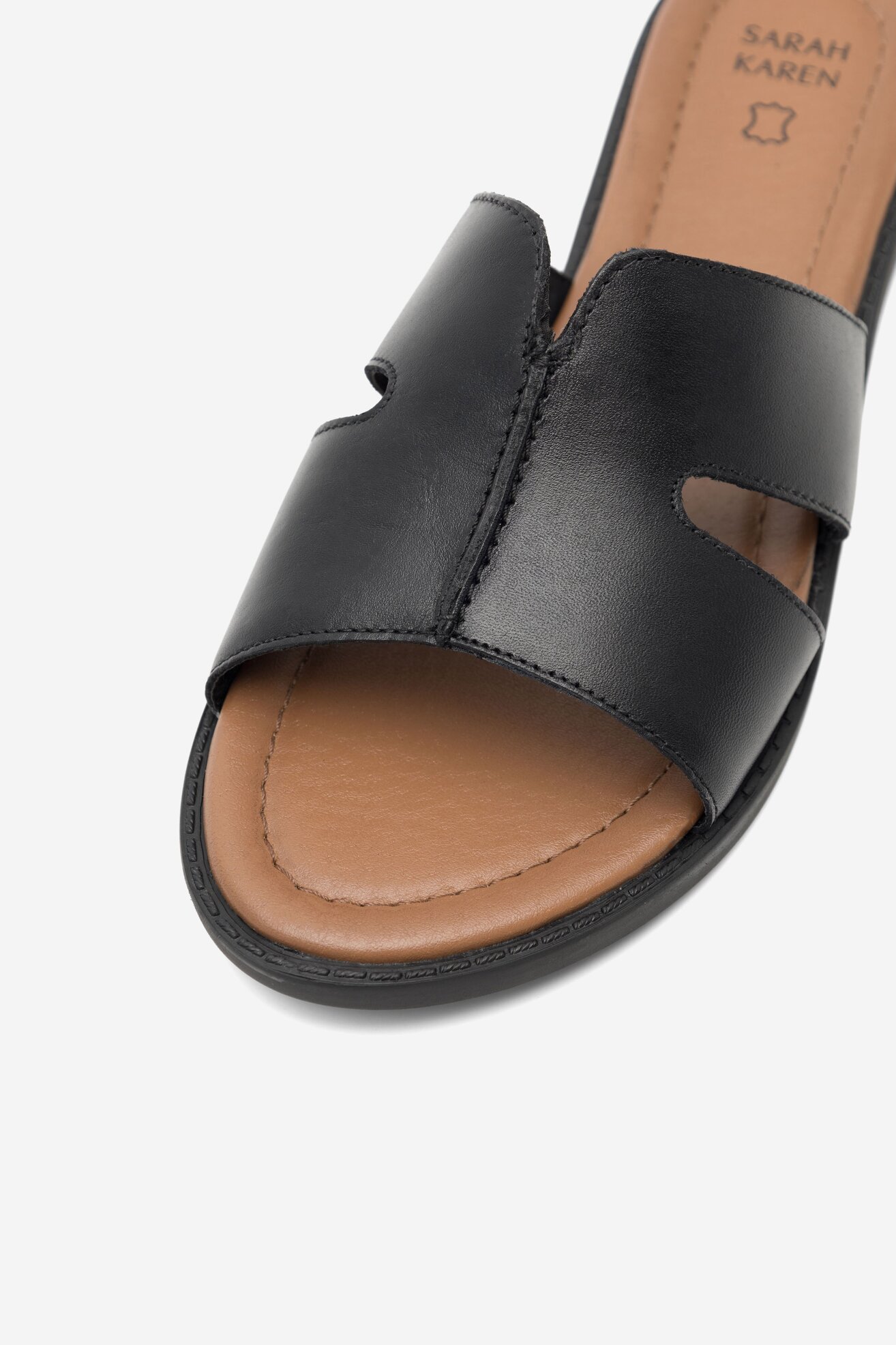 Klapki Sarah Karen WI23-NEW ROSY-02 Czarny