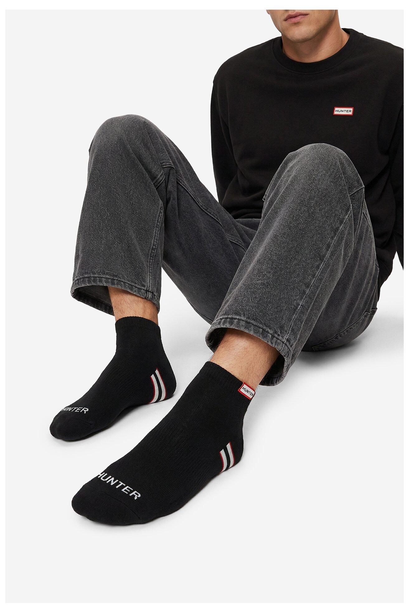 Чорапи HUNTER AS_HUNTER_02S_SS25 (3-PACK) ЧЕРЕН