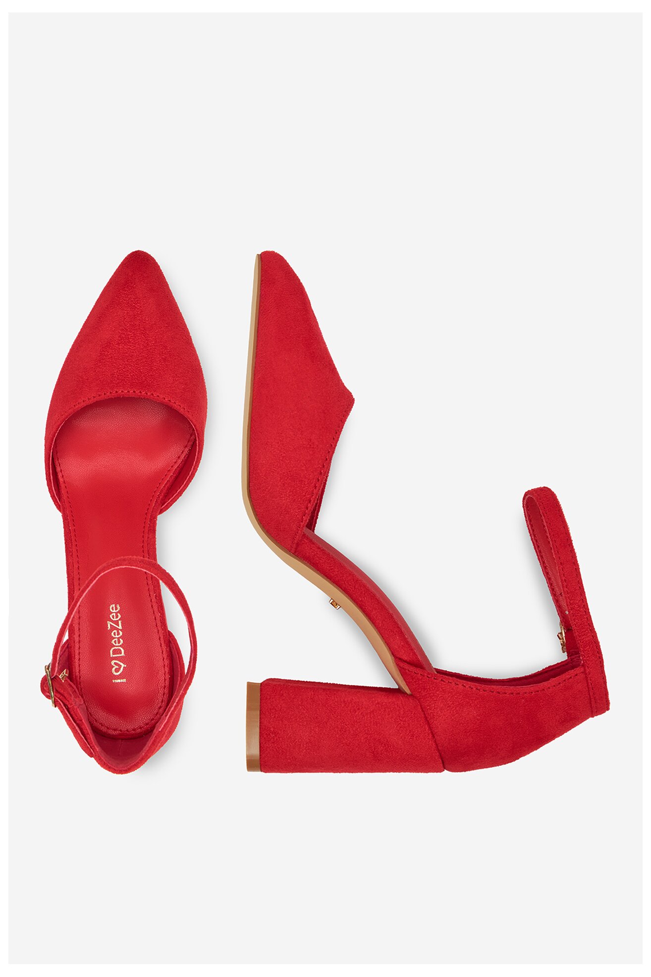 Туфлі-Човники DeeZee DF-82616-85-35621 ЧЕРВОНИЙ