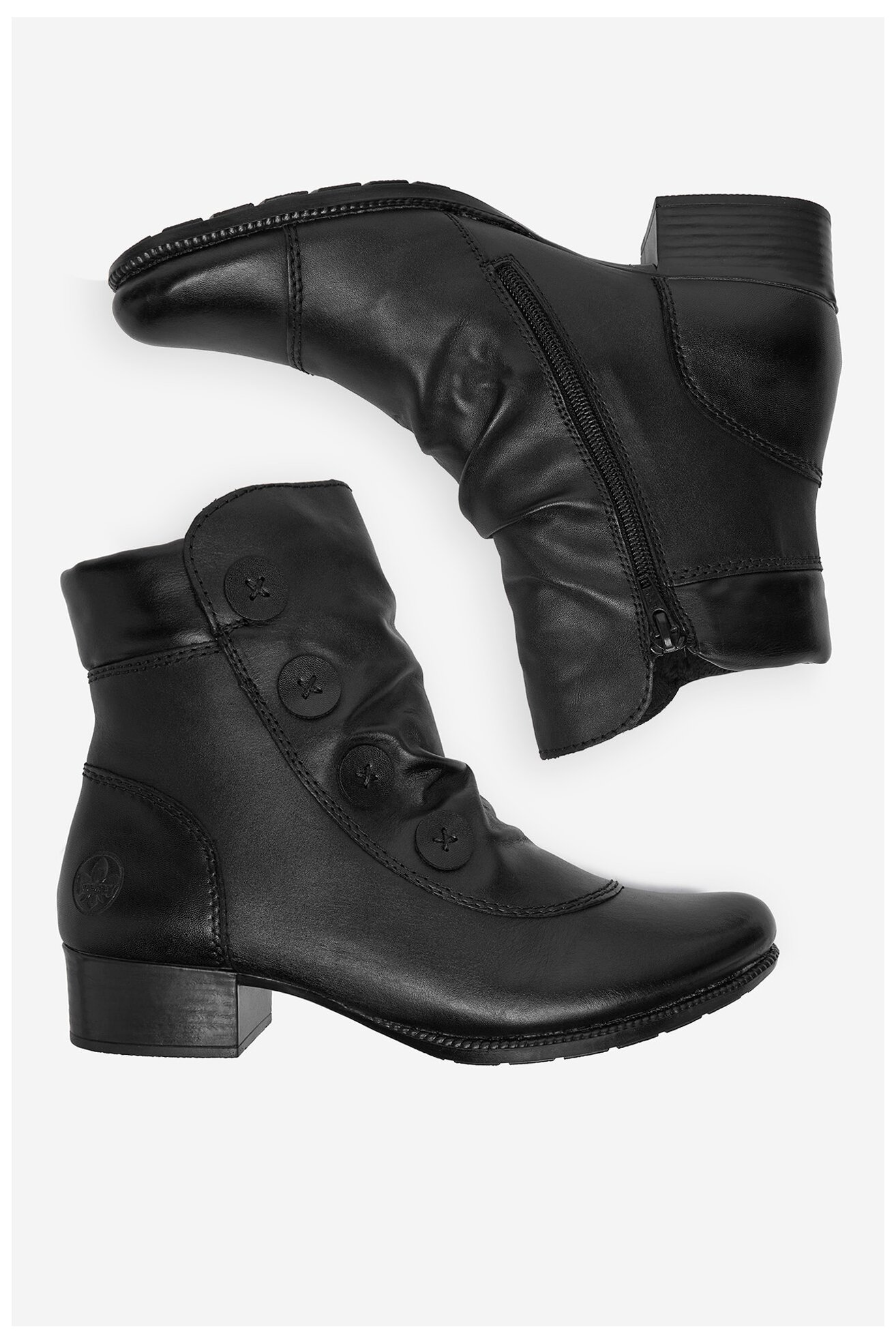 Botki Rieker CEO-78659-00 Czarny