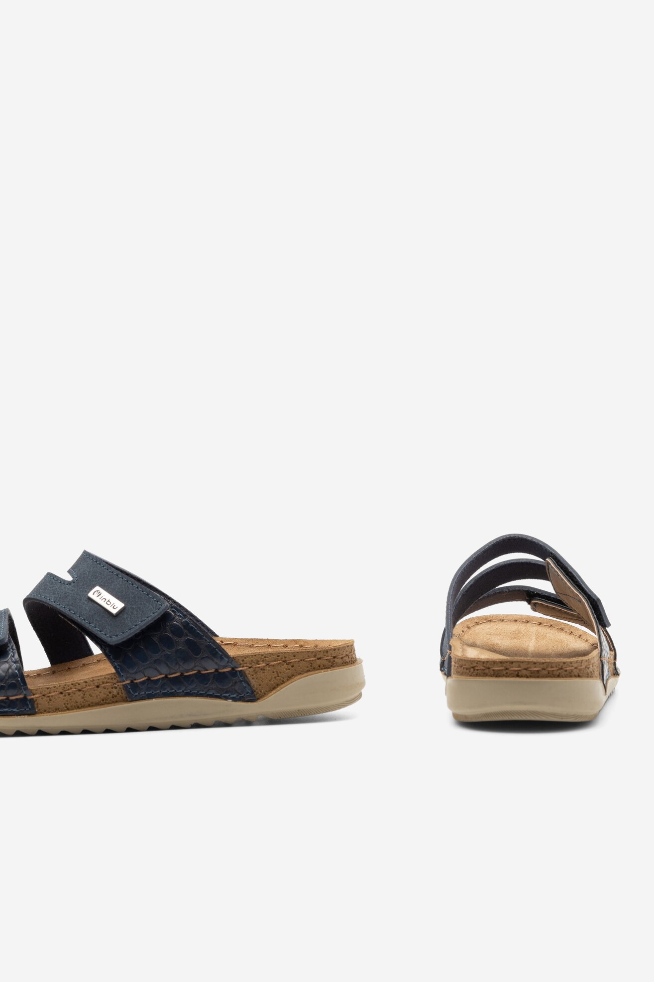 Klapki Inblu AA093N01 Granatowy