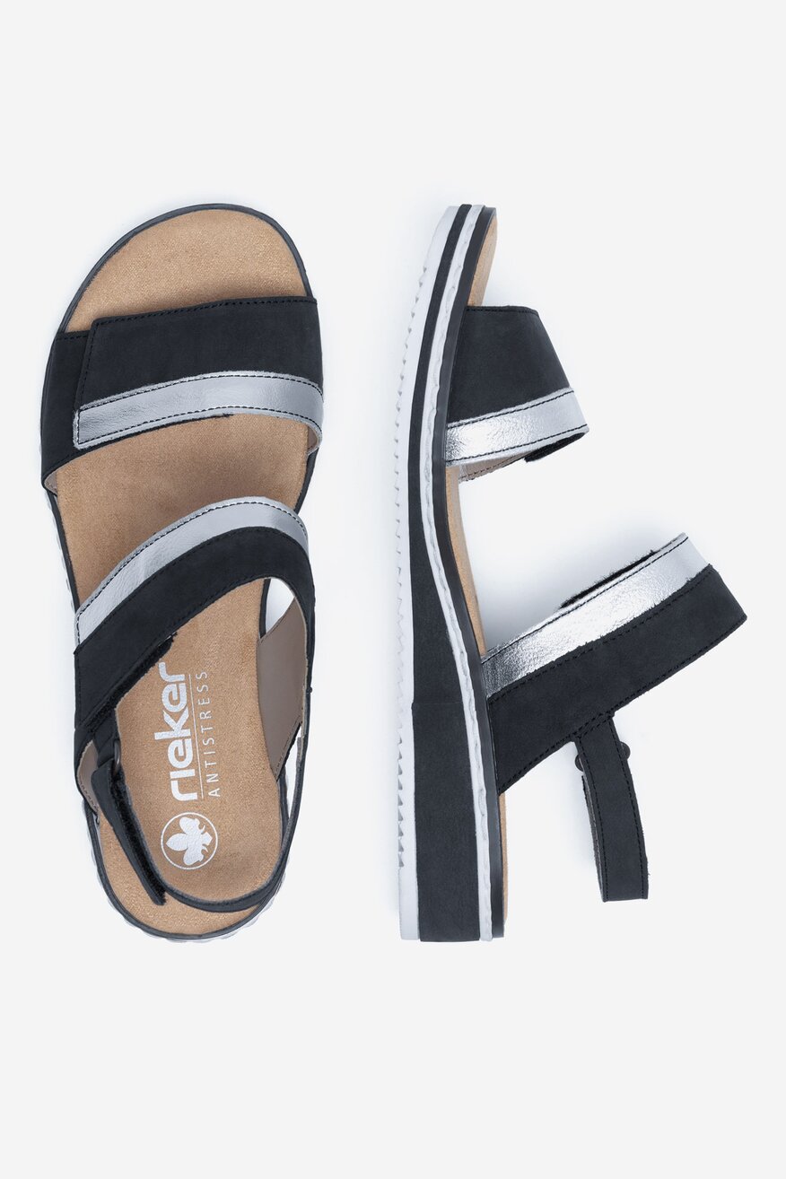 
                Szandál Rieker FEKETE - 2230056150314