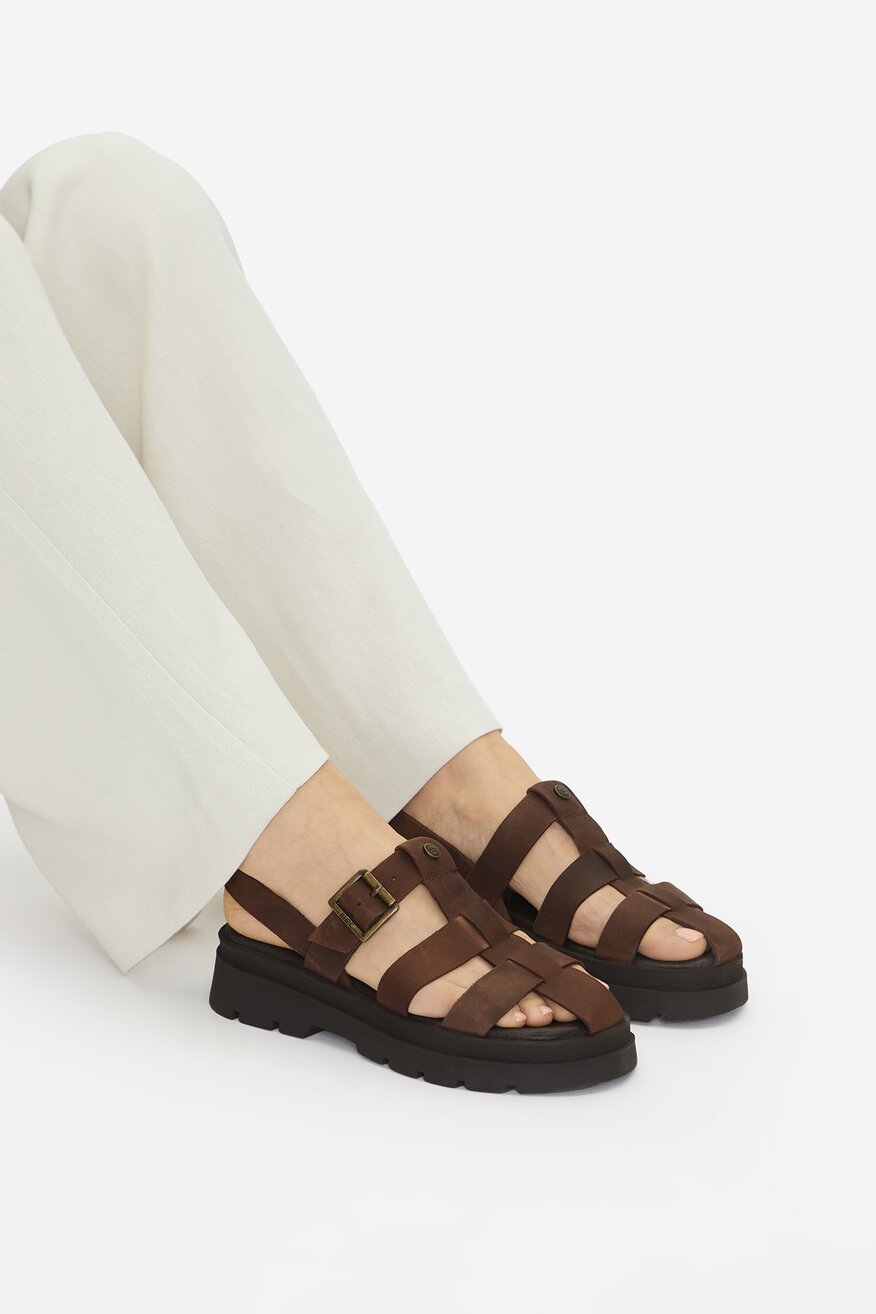 
                Beverly Hills Polo Club - Sandały skórzane - 5906751059388