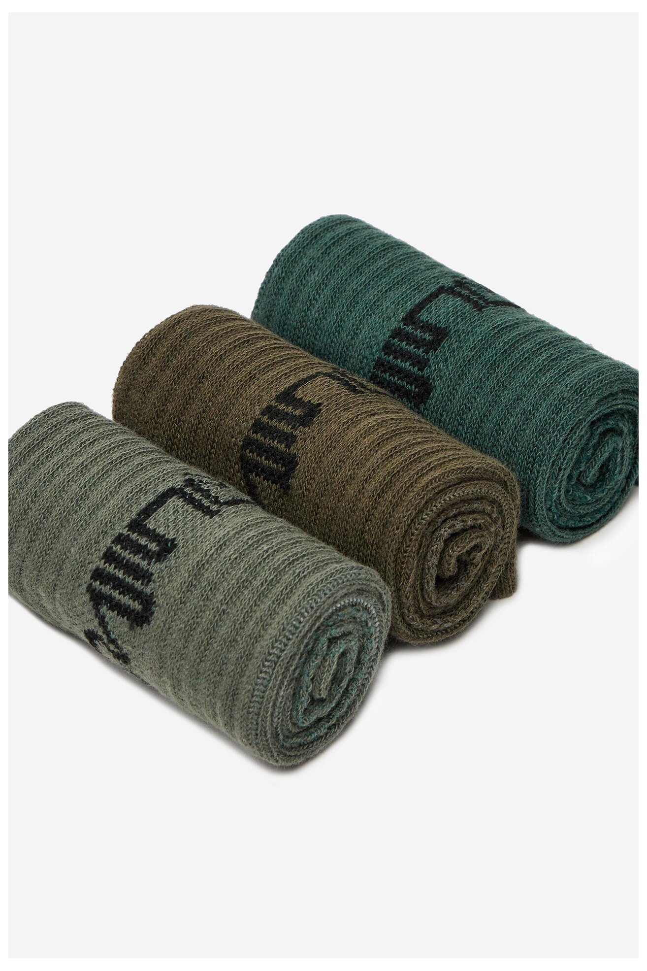 Skarpetki QUIKSILVER AS_QUIKSILVER_100W_SS25 (3-PACK) Oliwkowy