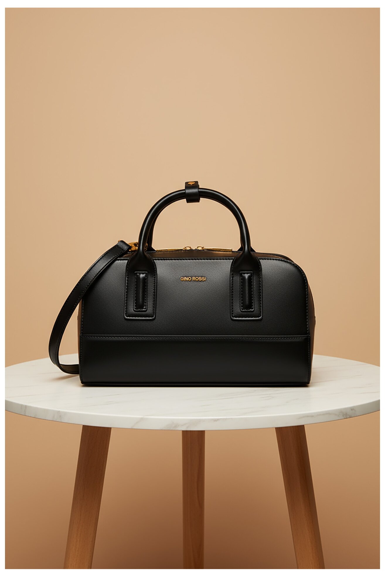 Kézitáska Gino Rossi CEO-INES-LX10148 FEKETE