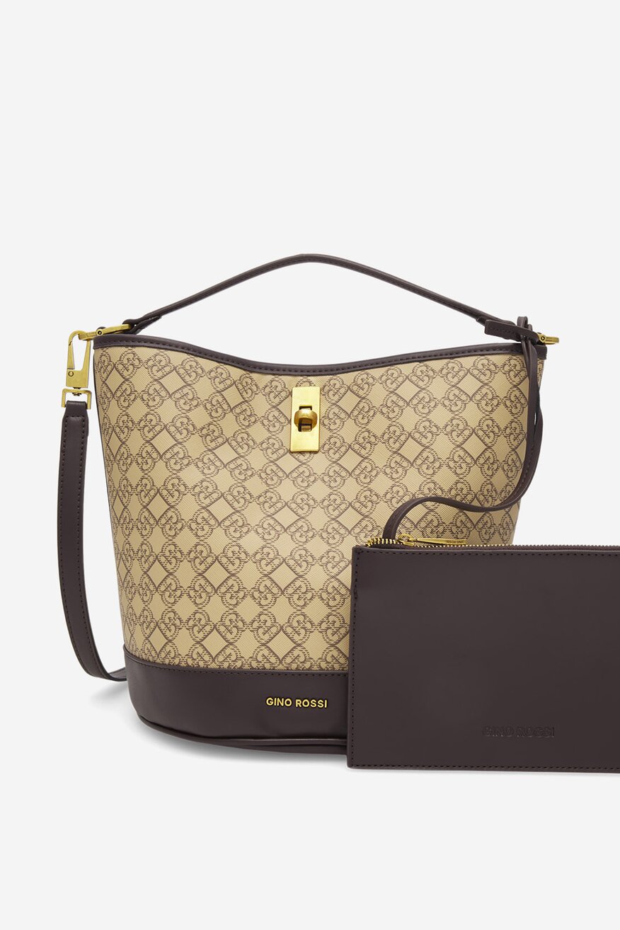 Gino Rossi - Średnia torebka bucket - 5905588523505