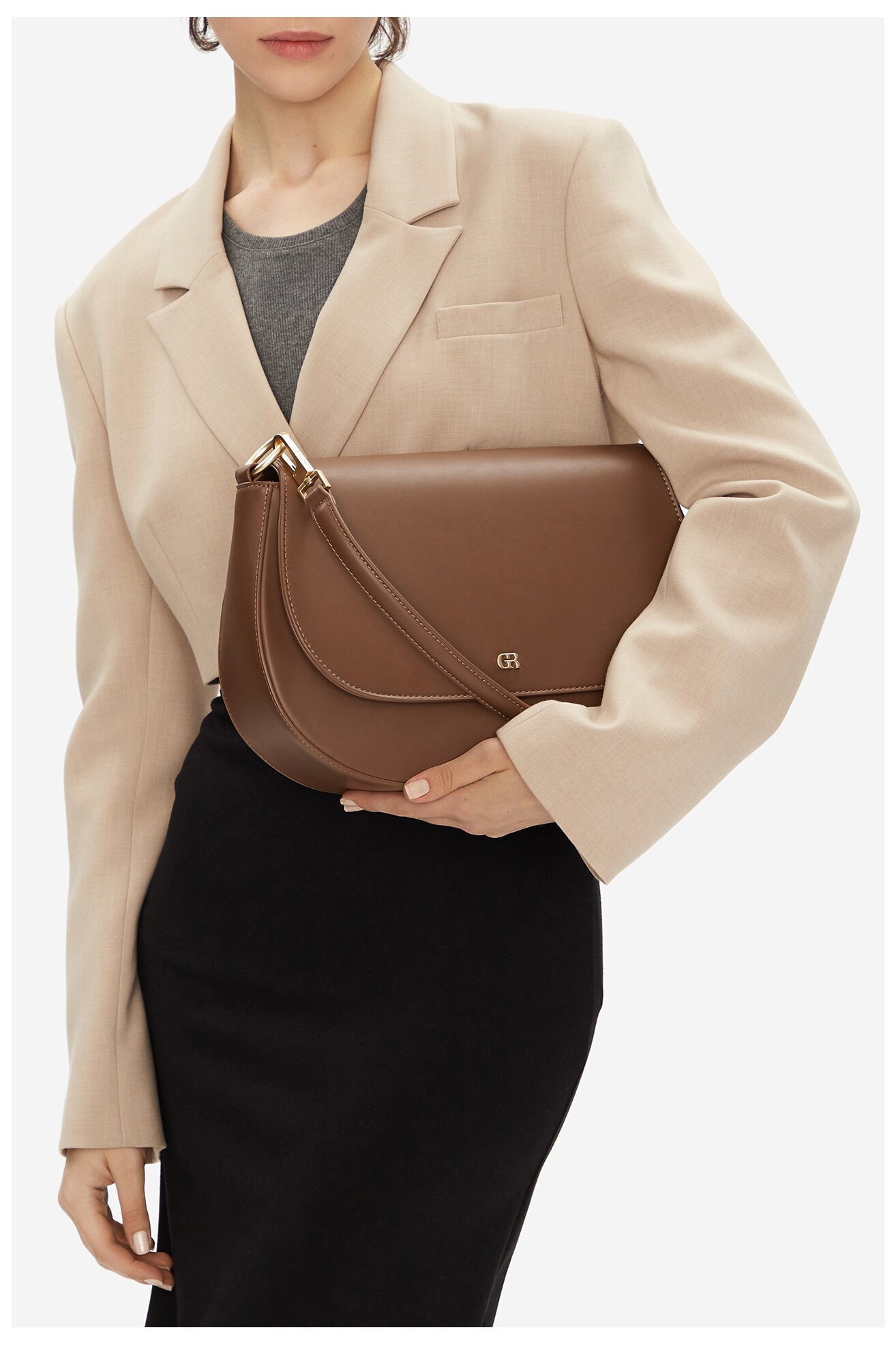 Torebka Gino Rossi C-SHIRLEY-LX10168 Brązowy