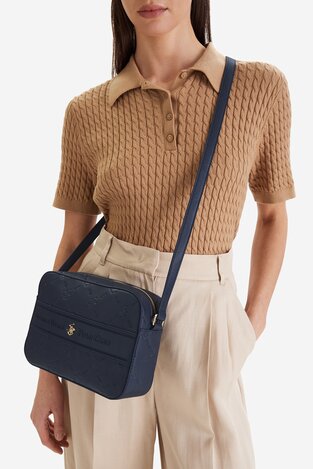 Сумка З Ремінцем Beverly Hills Polo Club EO-BHPC-L-013-09 ТЕМНО-СИНІЙ