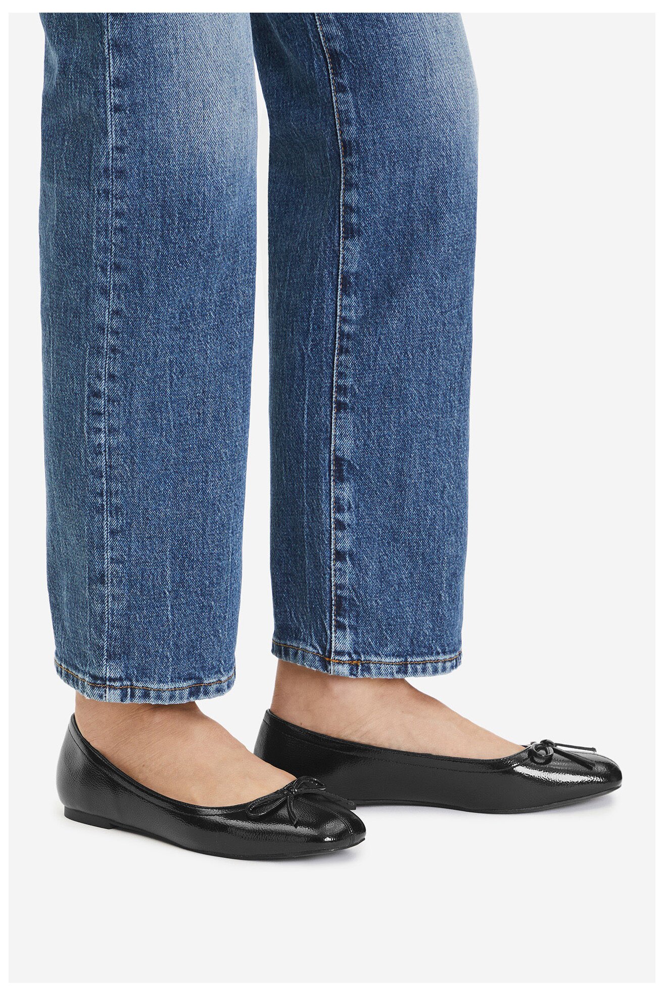 Baleriny Jenny CEO-CD240125-1 Czarny