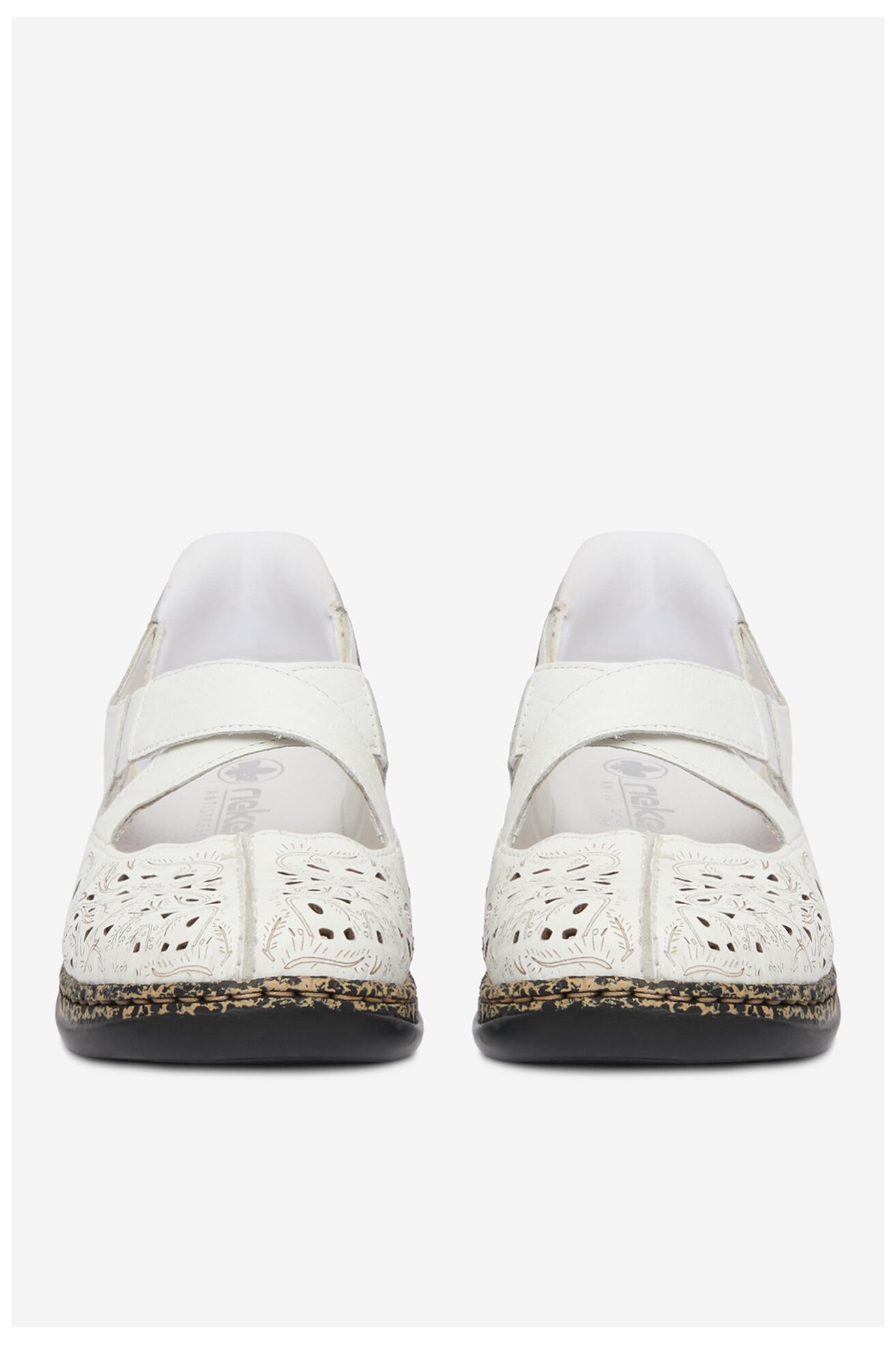 Половинки обувки Rieker CEO-46352-80 БЯЛ