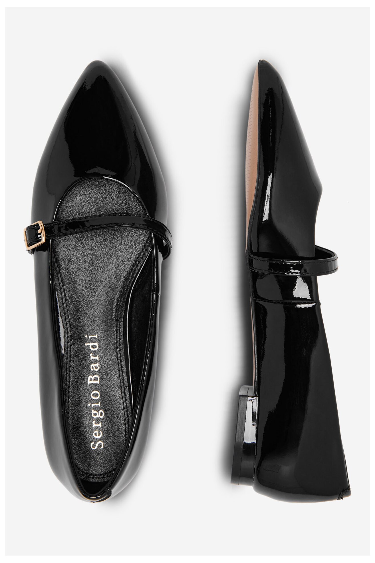 Балетки Sergio Bardi WFA1572-4Z-SB ЧОРНИЙ
