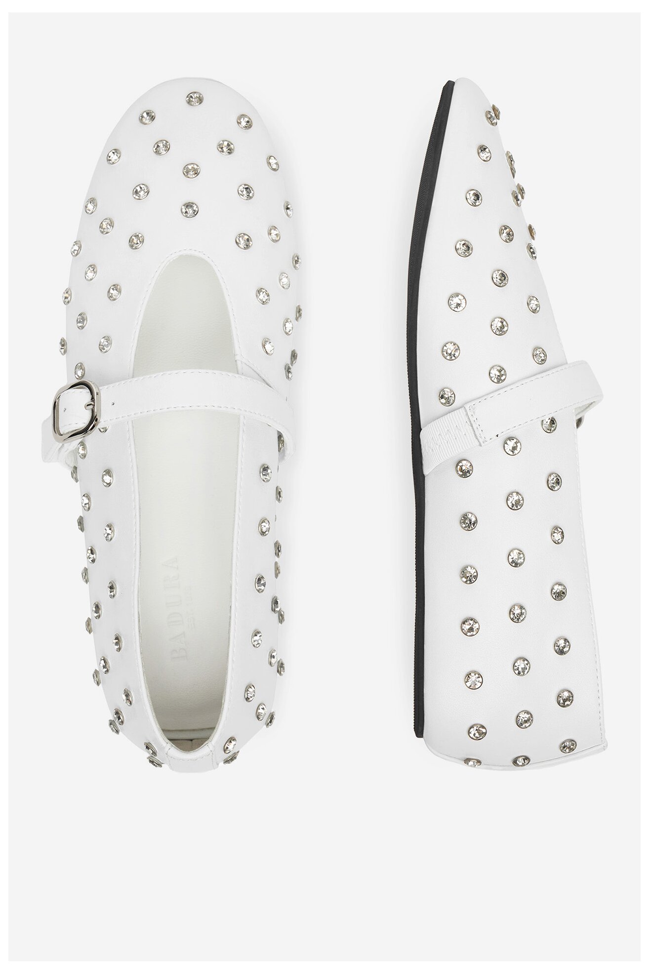 Baleríny Badura NASTU-D005-68-5 BÍLÁ