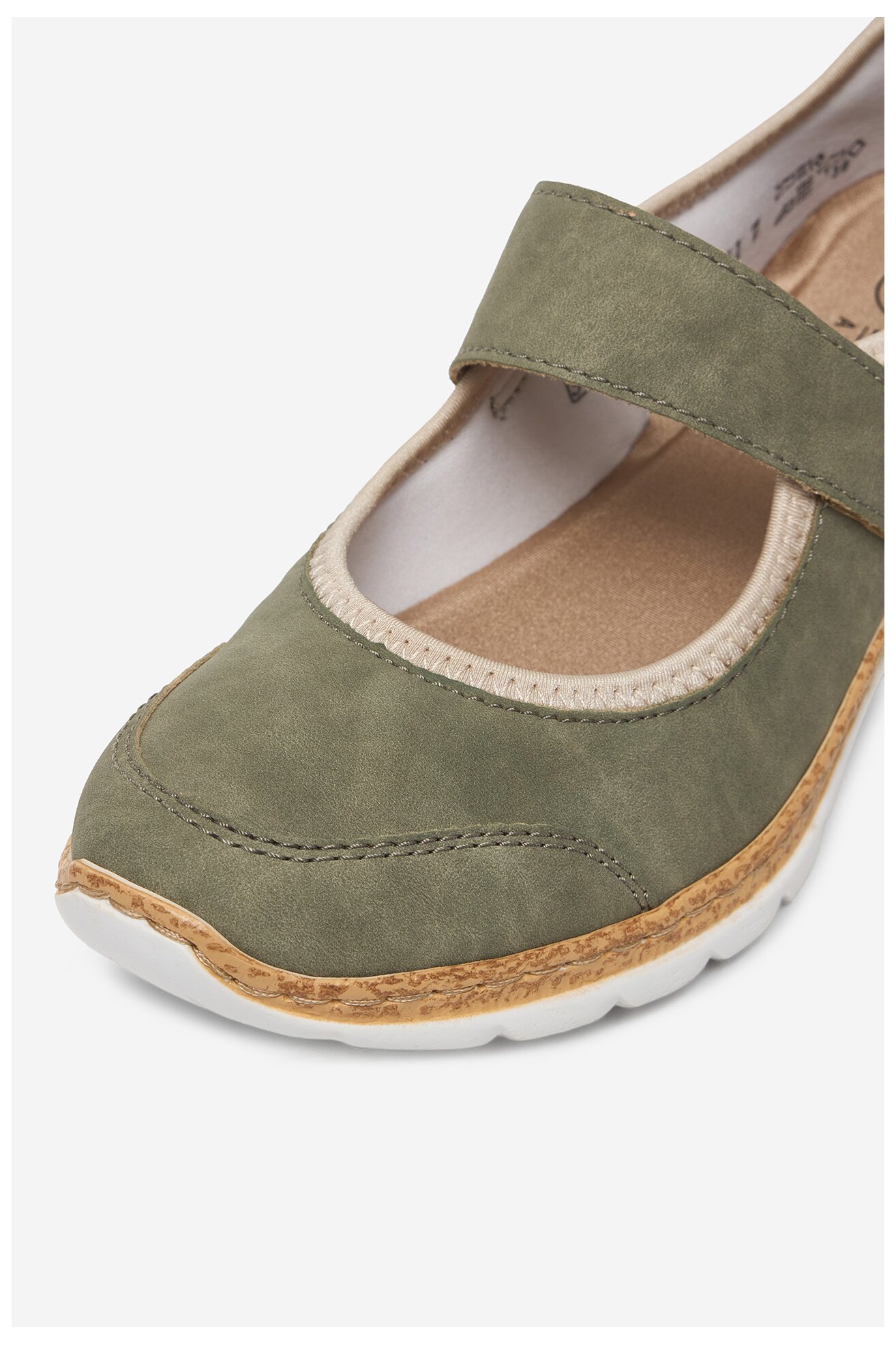 Балерина Rieker CEO-N42B0-52 СВЕТЛОМАСЛИНЕН