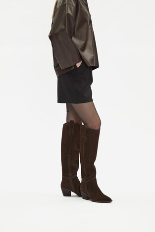 Чобіт Badura C-ANIYA-DX01381 ТЕМНО-КОРИЧНЕВИЙ