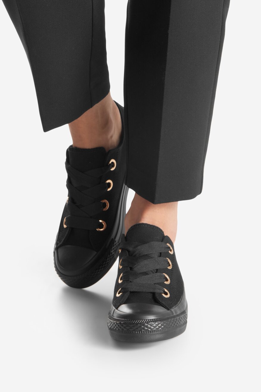 
                Vászoncipő Jenny Fairy FEKETE - 5905588793724