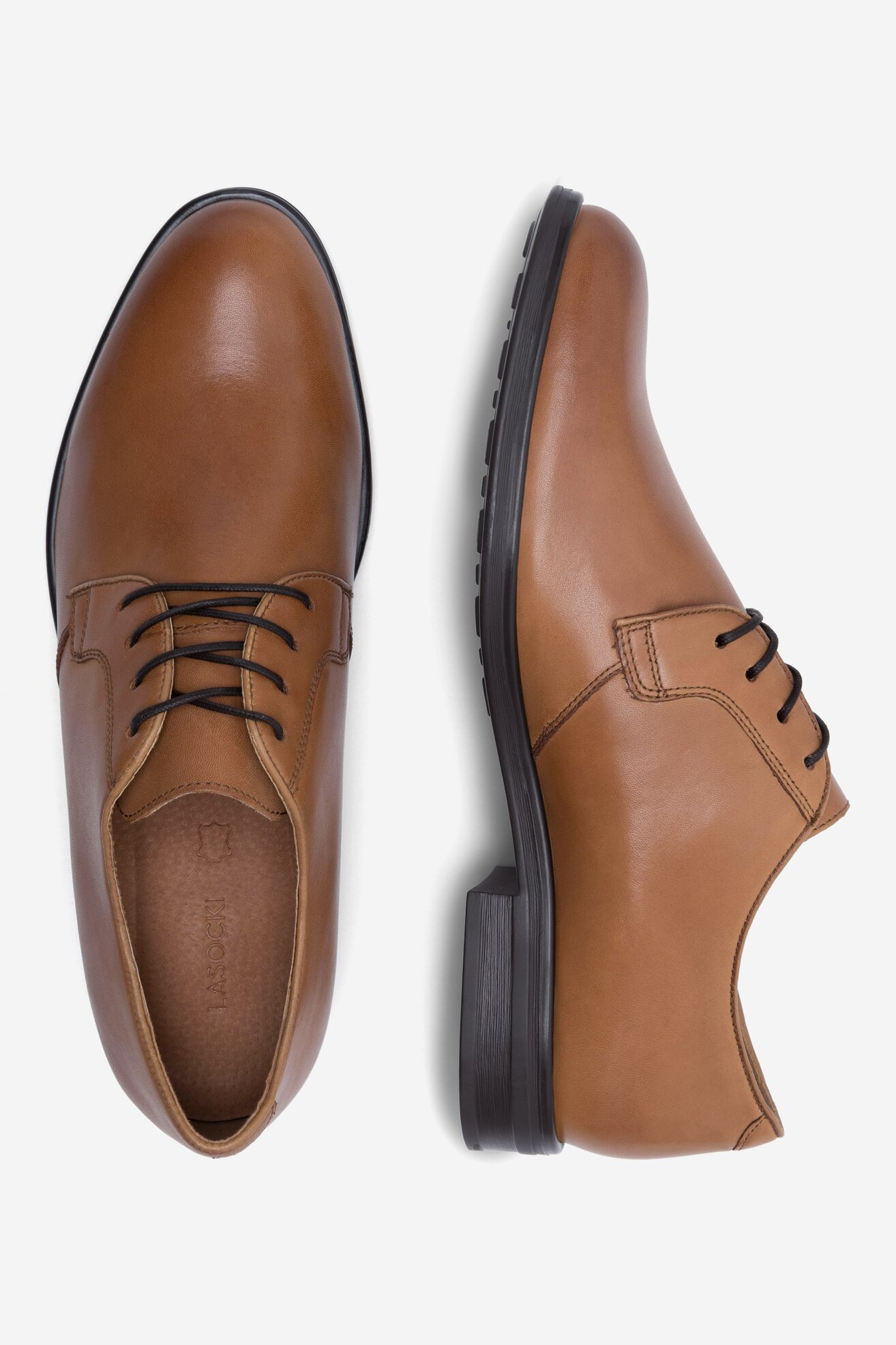 Półbuty Lasocki JACKSON-03 MI08 Brązowy