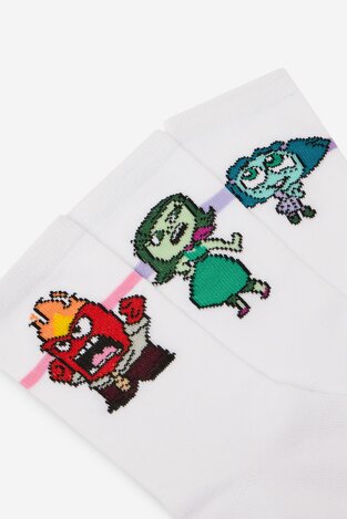 Шкарпетка INSIDE OUT 2 ACCCS-SS25-337PIO(3-PACK) БІЛИЙ