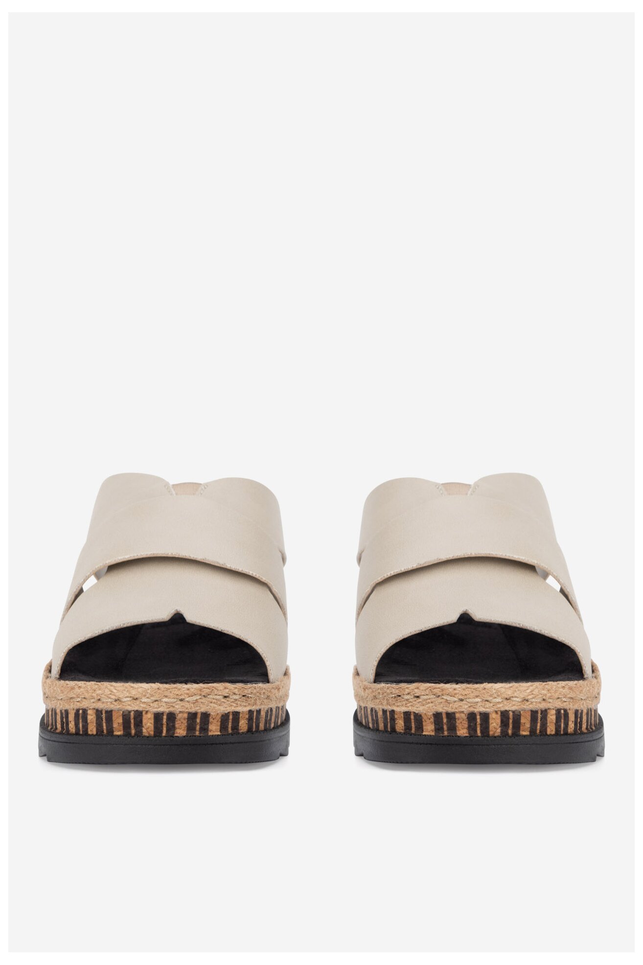 Klapki Rieker V7989-62 Beżowy