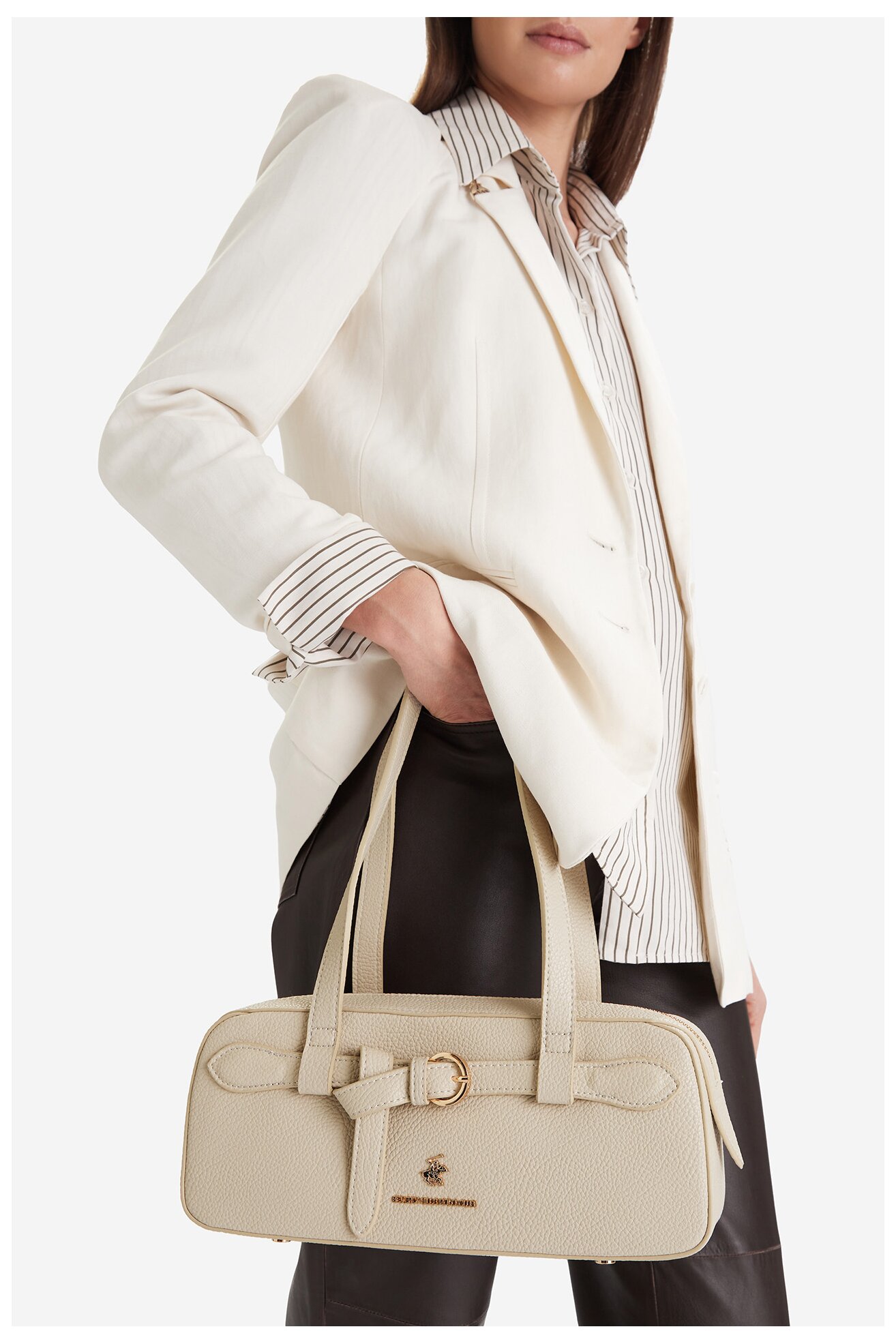 Kézitáska Beverly Hills Polo Club CEO-BHPC-C-003-09 CSONTSZÍNŰ