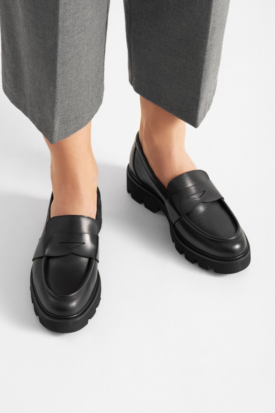 Badura - Loafersy skórzane - 5905588377924