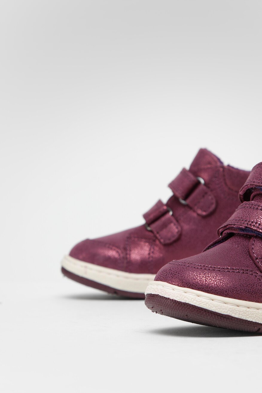 
                Lasocki Kids - Skórzane botki fioletowe - 5904862212357