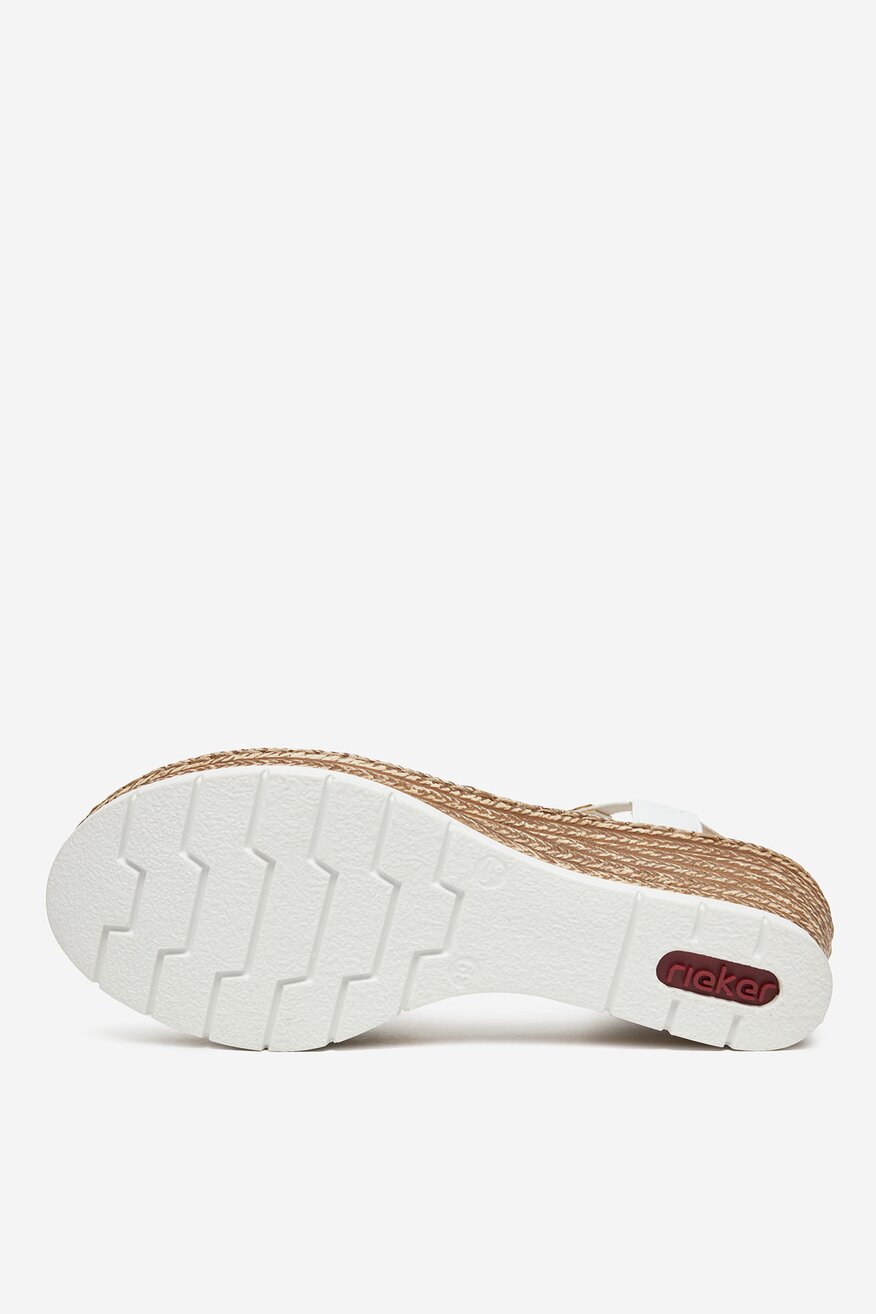 Rieker - Sandały na koturnie - 2230078418539