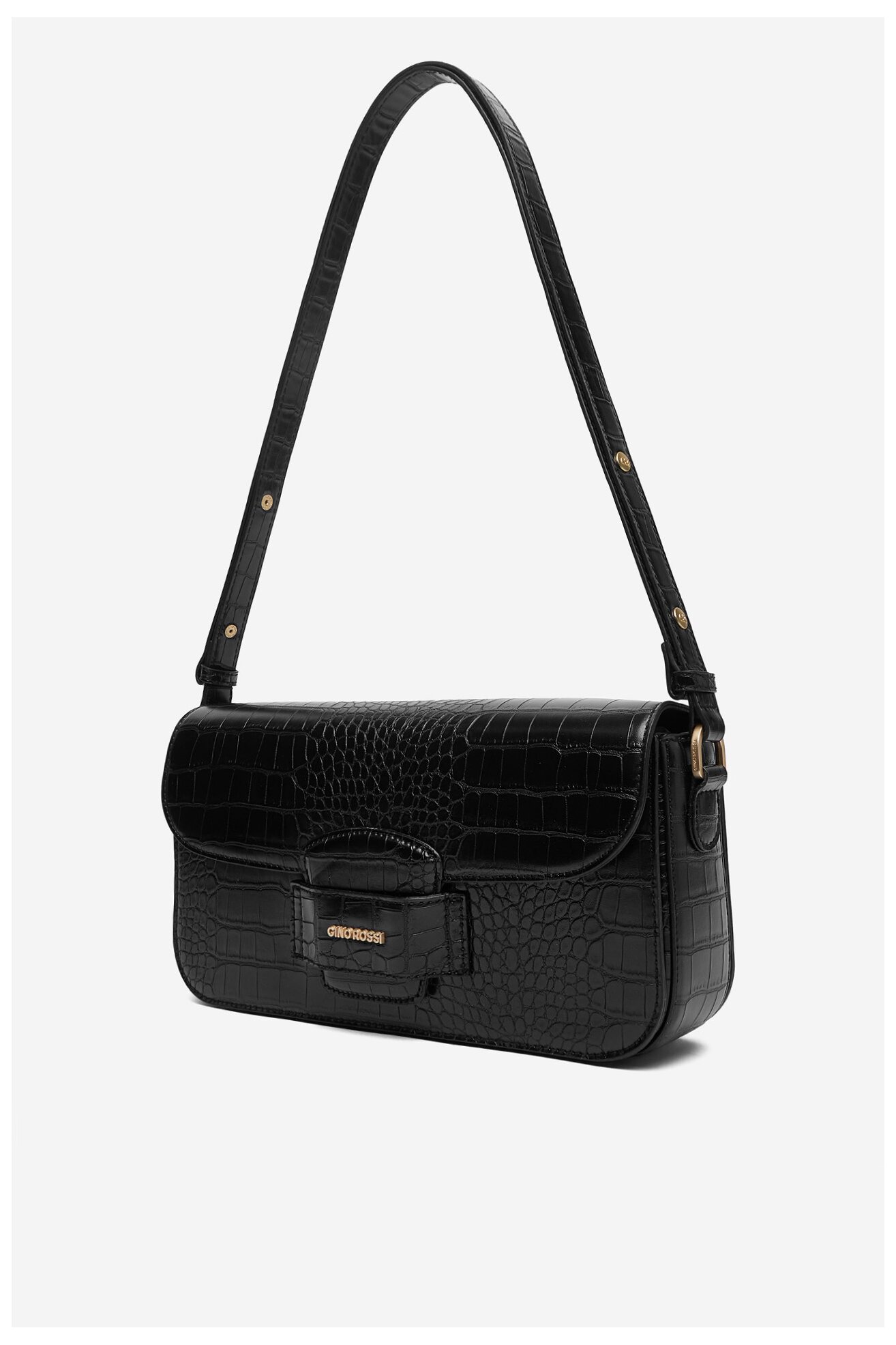 Сумка З Ремінцем Gino Rossi EO-LDA8554A ЧОРНИЙ