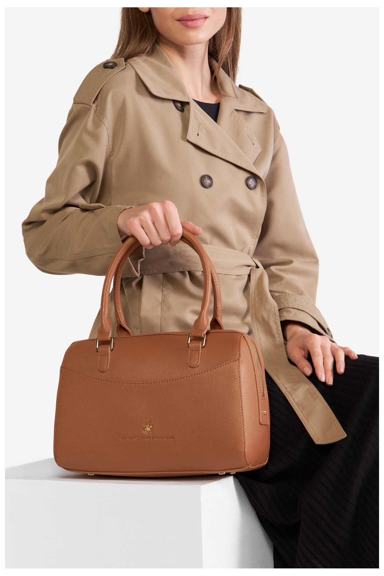 Torebka Beverly Hills Polo Club BHPC-C-006-07 Camel