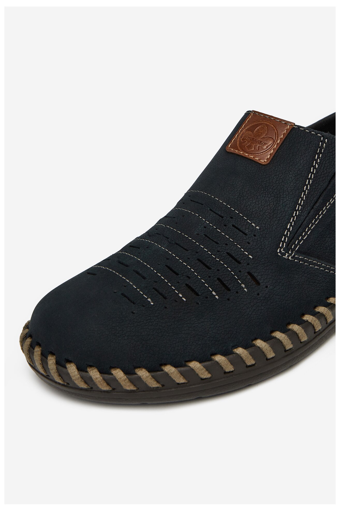 Polobotka Rieker B2457-14 TMAVĚ MODRÁ