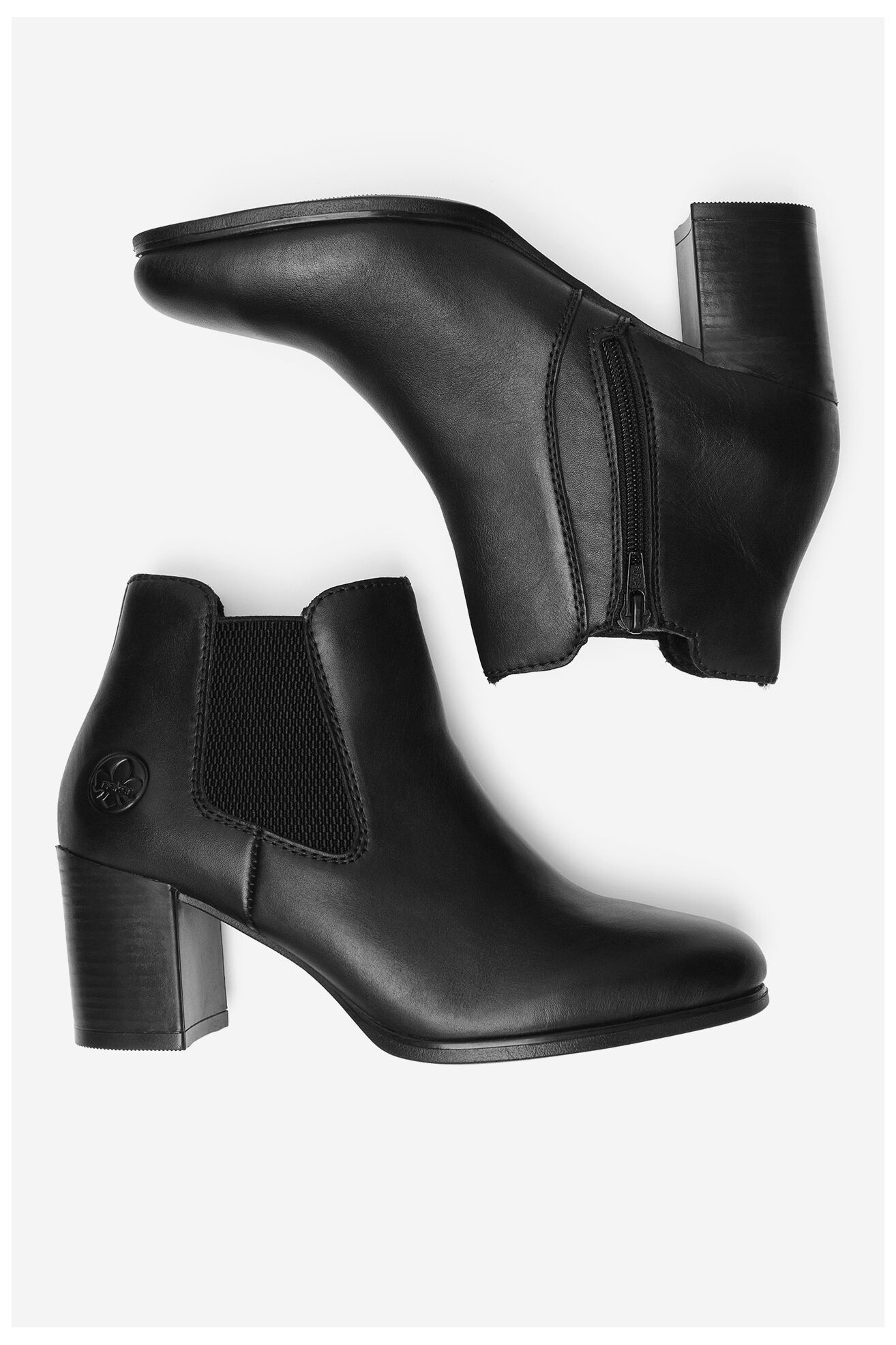 Botki Rieker 50194-00 Czarny