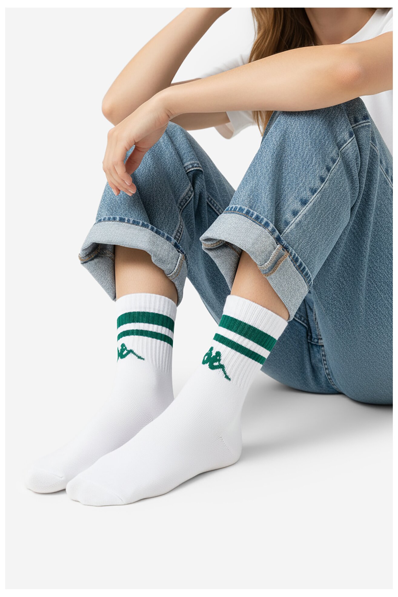 Шкарпетка Kappa CEO_KR_KAPPA_ 005_W_AW25 (3 -PACK) БІЛИЙ