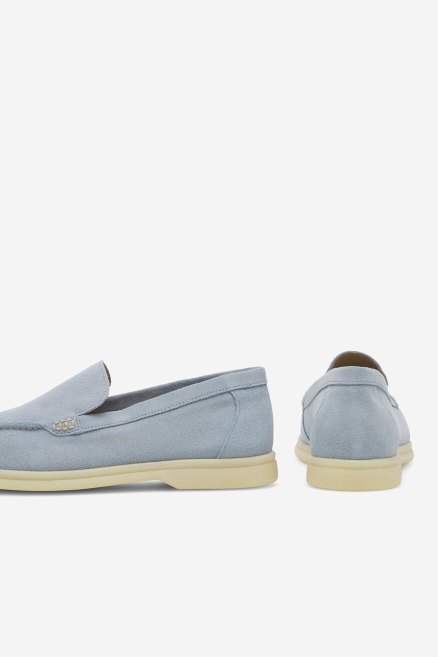 
                Gino Rossi - Loafersy zamszowe - 5905588434856