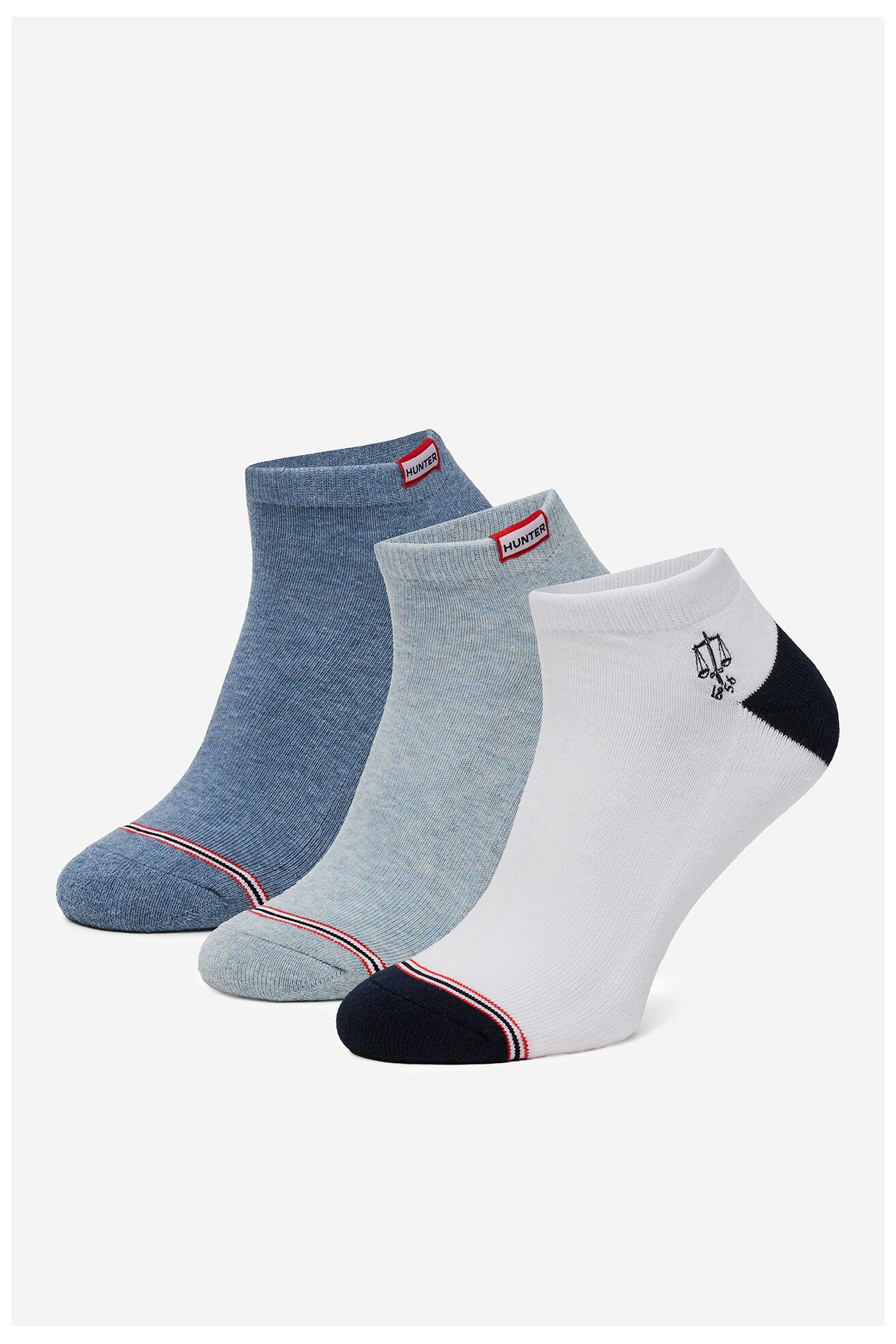 Soseste HUNTER AS_HUNTER_01S_SS25 (3-PACK) ALBASTRU