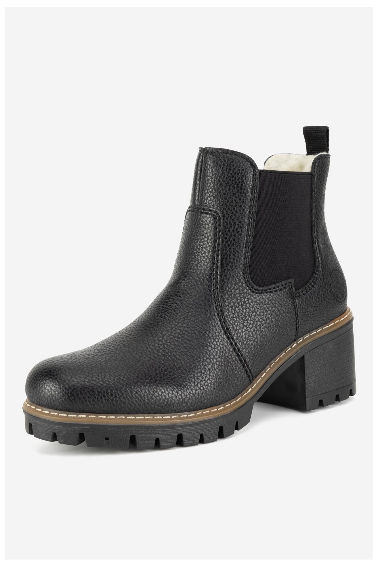 Botki Rieker Y8650-00 Czarny