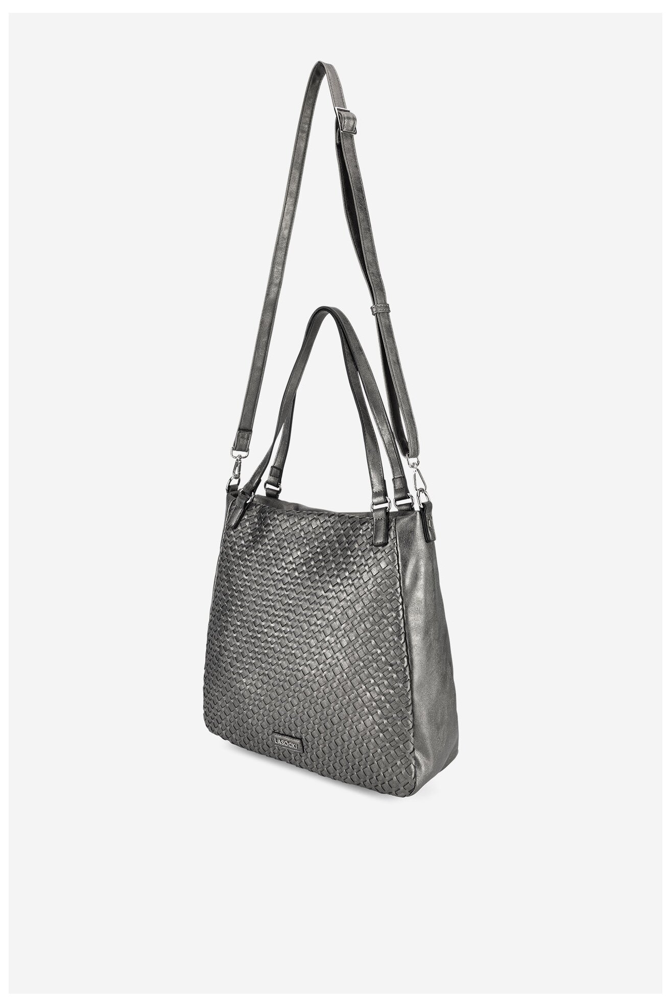 Дамска чанта Lasocki C-LSK-K-046-06 СРЕБРИСТ