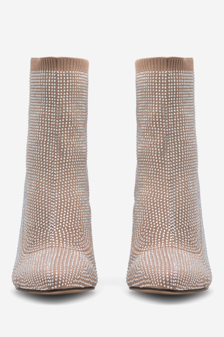 NINE WEST - Botki na słupku - 5905588144038
