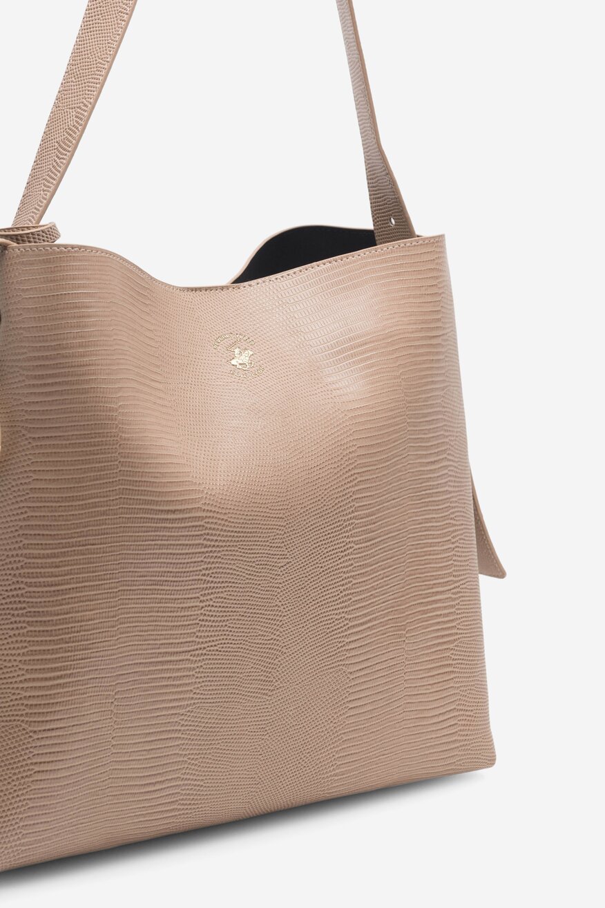 Дамска чанта Beverly Hills Polo Club БЕЖОВ - 5905588701828