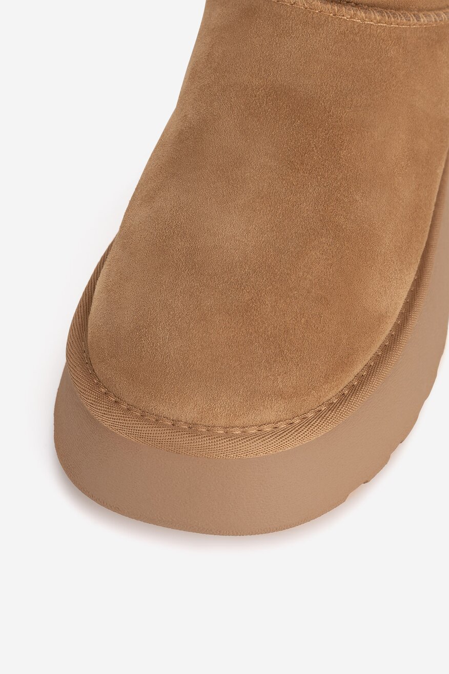 
                Badura - Śniegowce zamszowe ocieplane - 5905588957461